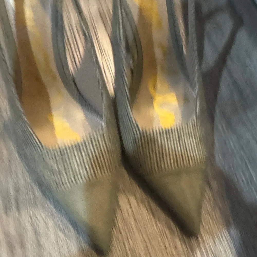 Elegant Women's Slingback Heels - Green and Brown